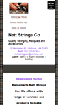 Mobile Screenshot of nettstringsco.com